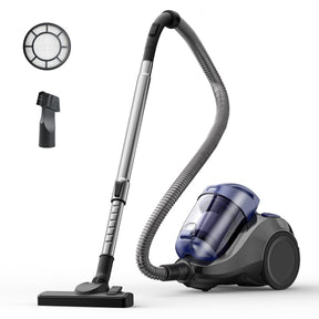 ASPIRON® 22000pa Canister Vacuum Cleaner CA034, 2.1QT Dust Cup, Corded Vacuum for Hard Floors, Carpets, Pet Hair