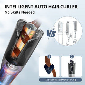 Intelligent auto hair curler no skills needed curling irons for hair