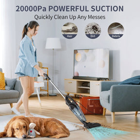 Aspiron 5-in-1 Lightweight Corded Stick Vacuum CA035，3-Stage Filtration