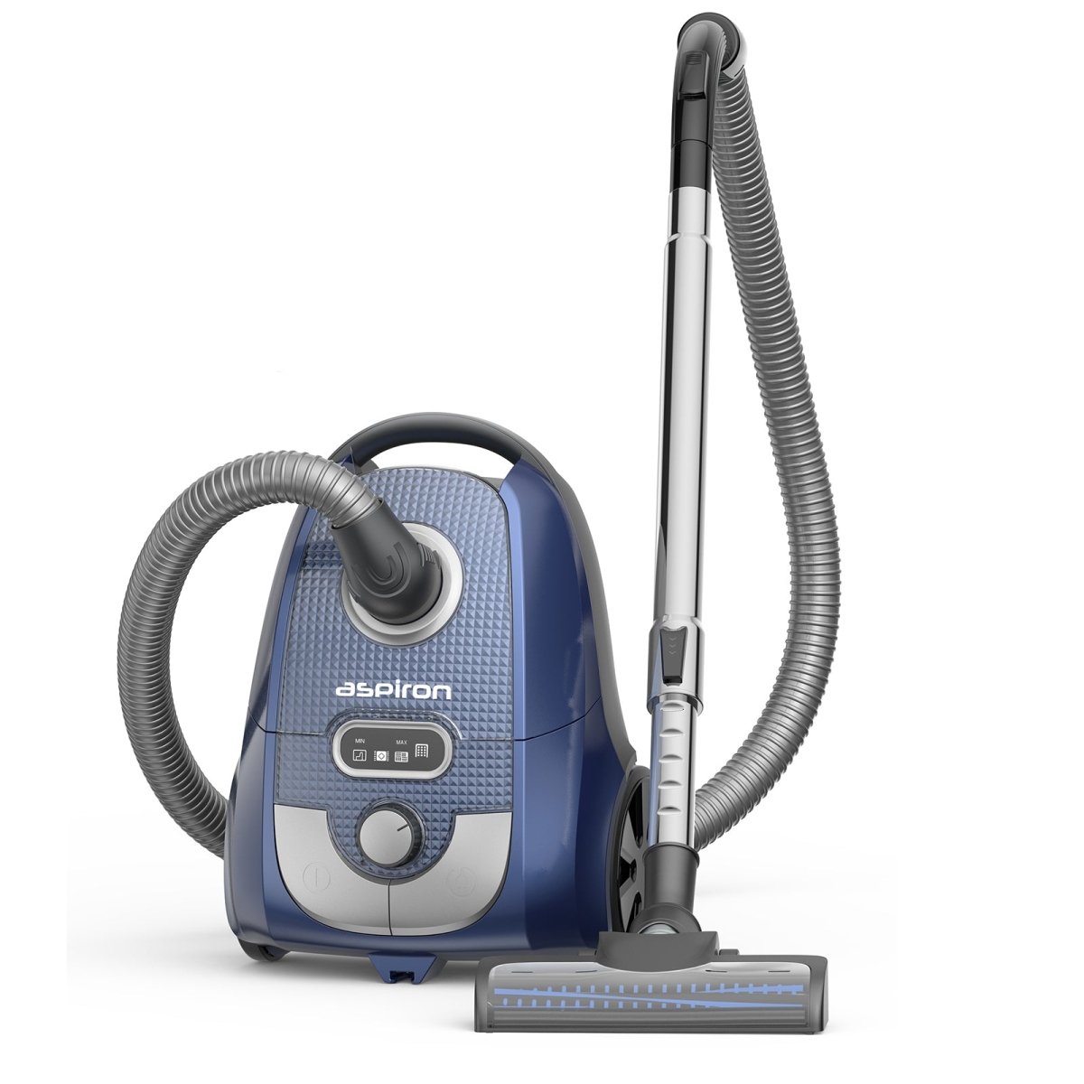 ASPIRON® Canister Vacuum Cleaner CA029, 1300W Bagged Canister Vacuum