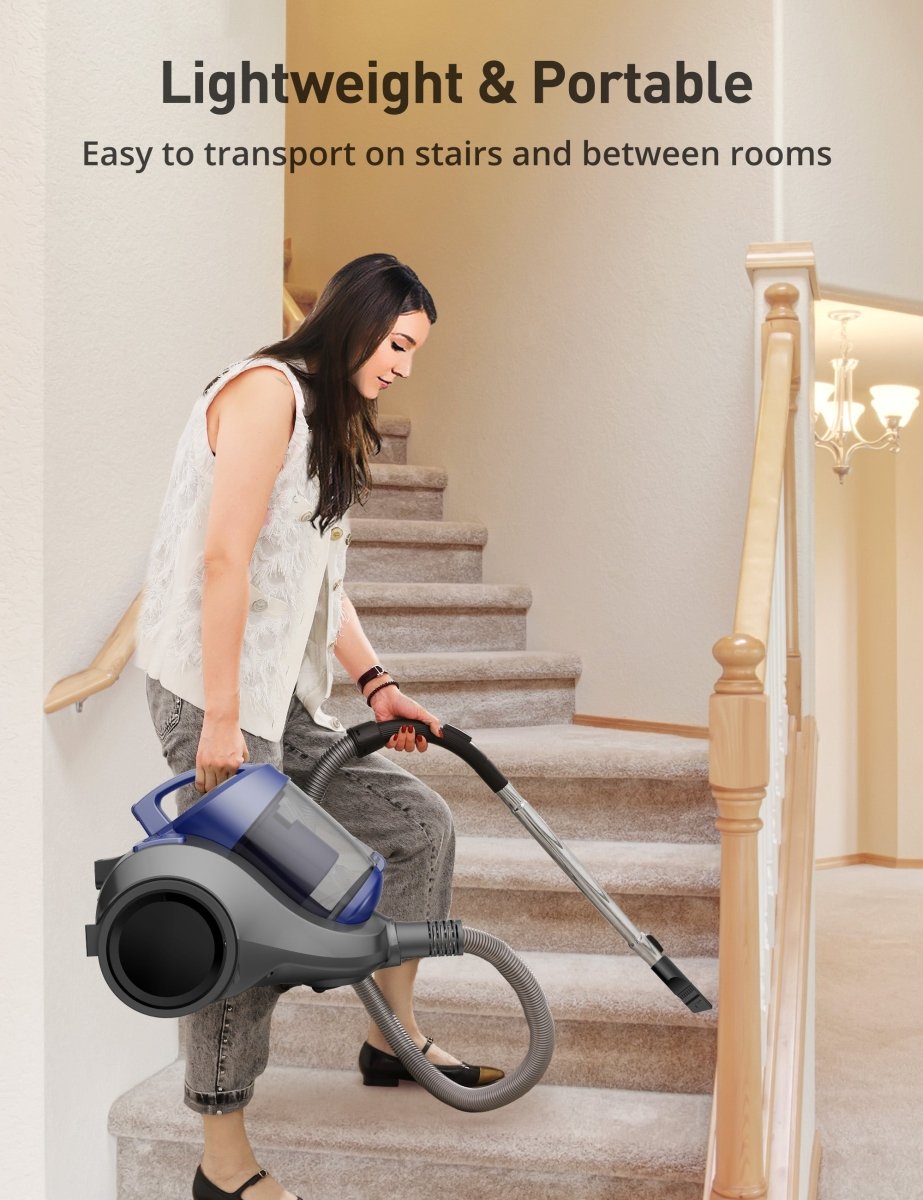 lightweight & portable easy to transport  on stairs and between rooms.