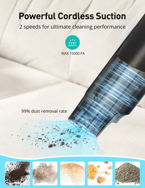 powerful cordless suction 2 speeds for ultimate cleaning performance pet