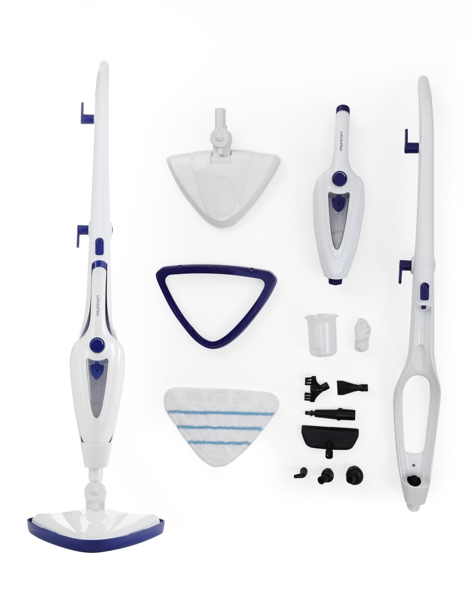 ASPIRON® Professional Steam Mop CA039, 15-Second Fast Heating, Large 385ml Water Tank