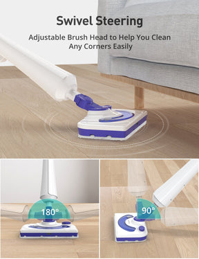 Aspiron Professional Steam Mop Cleaner AS-CA044, Floor Steamer with Detergent Chamber