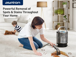 powerful removal of spots & stains throughout your home.