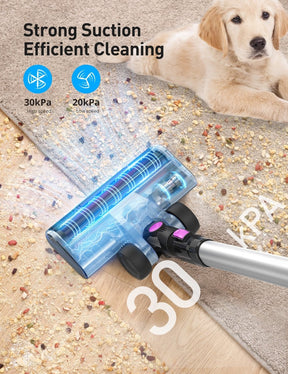 Strong suction efficient cleaning 30kpa high speed,low speed.