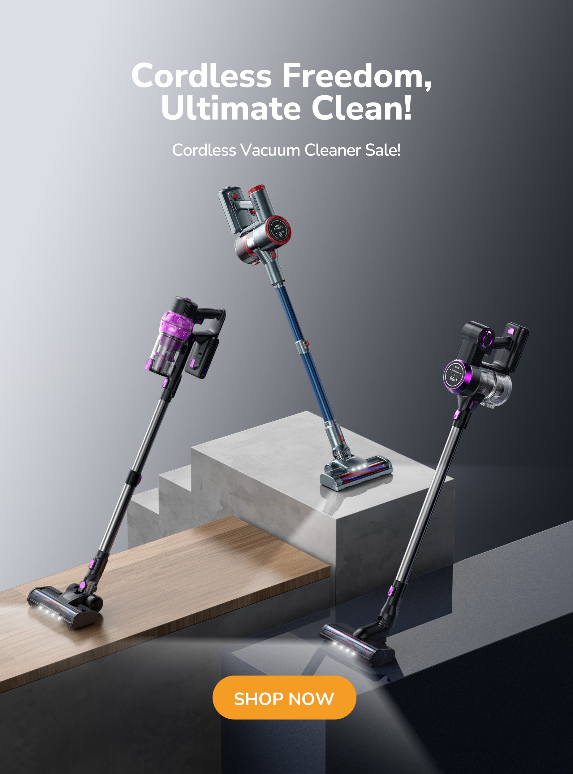 Cordless vacuum cleaner 